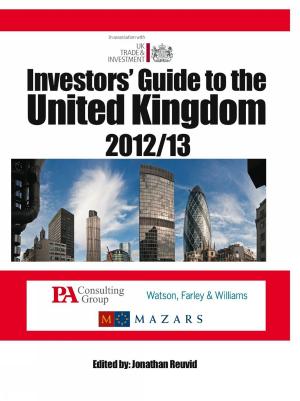 Book cover of Investors' Guide to the United Kingdom 2012/13