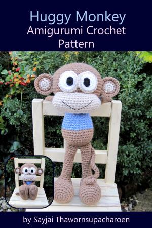 Book cover of Huggy Monkey Amigurumi Crochet Pattern