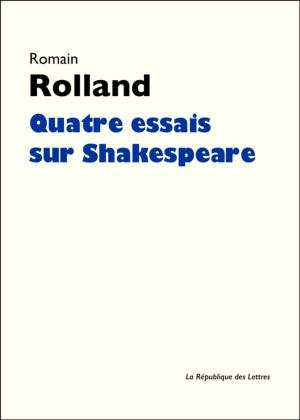 Book cover of Quatre essais sur Shakespeare