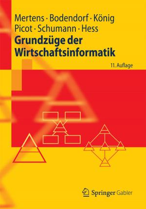 Cover of the book Grundzüge der Wirtschaftsinformatik by Jörg Thomas Dickersbach, Michael F. Passon