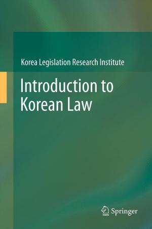 Cover of the book Introduction to Korean Law by Luis Alvarez-Gaumé, Miguel A. Vázquez-Mozo