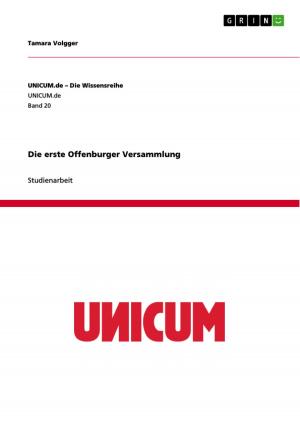 Cover of the book Die erste Offenburger Versammlung by Christian R. Schwab