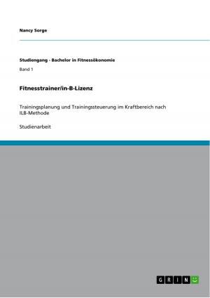 Cover of the book Fitnesstrainer/in-B-Lizenz by Christina Reuter