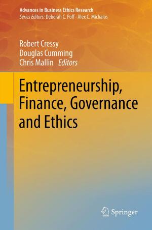 Cover of the book Entrepreneurship, Finance, Governance and Ethics by Stefan Ramaekers, Judith Suissa