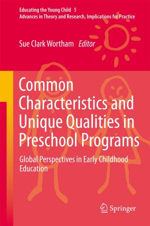 bigCover of the book Common Characteristics and Unique Qualities in Preschool Programs by 