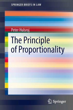 Cover of the book The Principle of Proportionality by Matthieu Lesnoff, Renaud Lancelot, Charles-Henri Moulin, Samir Messad, Xavier Juanès, Christian Sahut