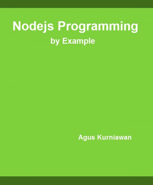 Cover of the book Nodejs Programming By Example by Agus Kurniawan, PE Press
