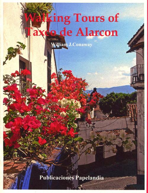 Cover of the book Walking Tours of Taxco, de Alarcon by William J. Conaway, Publicaciones Papelandia