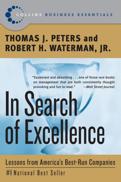 Cover of the book In Search of Excellence by Thomas J. Peters, Robert H. Waterman Jr., HarperBusiness