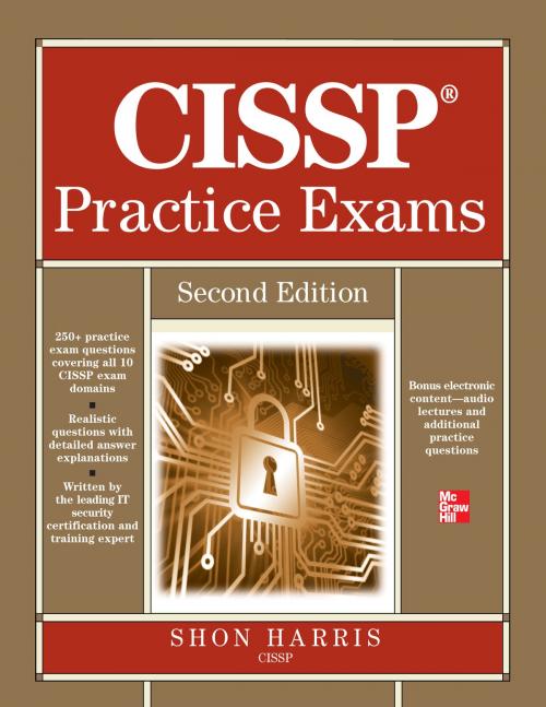 Cover of the book CISSP Practice Exams, Second Edition by Shon Harris, Mcgraw-hill
