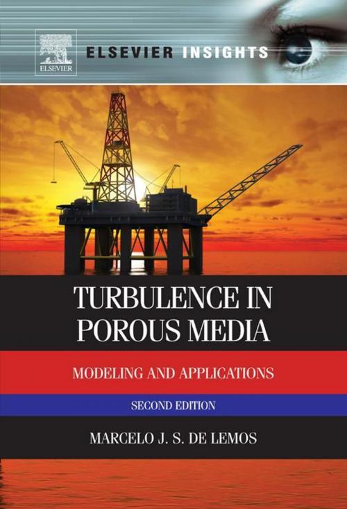 Cover of the book Turbulence in Porous Media by Marcelo J.S. de Lemos, Elsevier Science
