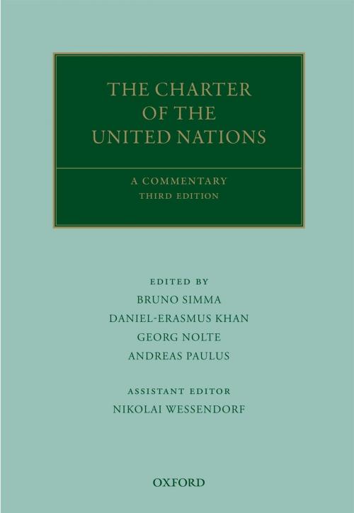 Cover of the book The Charter of the United Nations by Nikolai Wessendorf, OUP Oxford