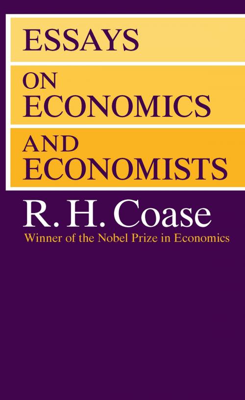 Cover of the book Essays on Economics and Economists by R. H. Coase, University of Chicago Press