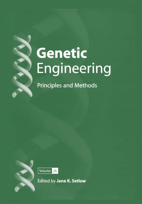Cover of the book Genetic Engineering: Principles and Methods by , Springer US