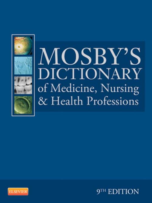 Cover of the book Mosby's Dictionary of Medicine, Nursing & Health Professions by Mosby, Elsevier Health Sciences