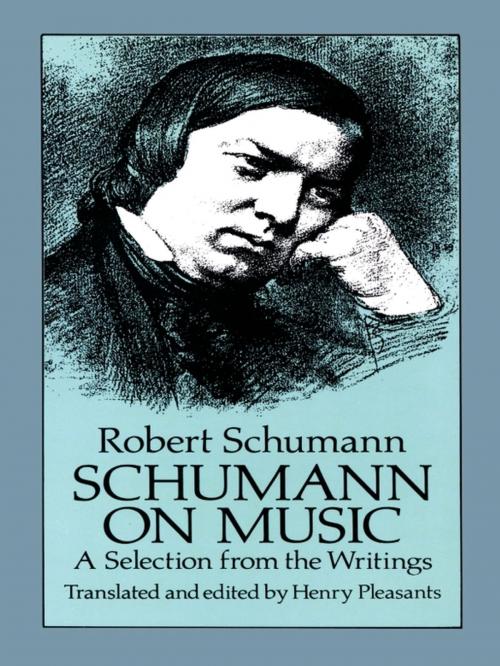 Cover of the book Schumann on Music by Robert Schumann, Dover Publications