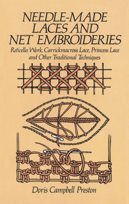Cover of the book Needle-Made Laces and Net Embroideries by Doris Campbell Preston, Dover Publications