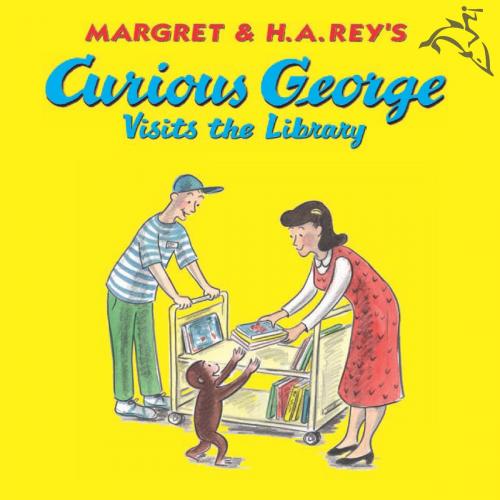 Cover of the book Curious George Visits the Library (Read-aloud) by H. A. Rey, HMH Books