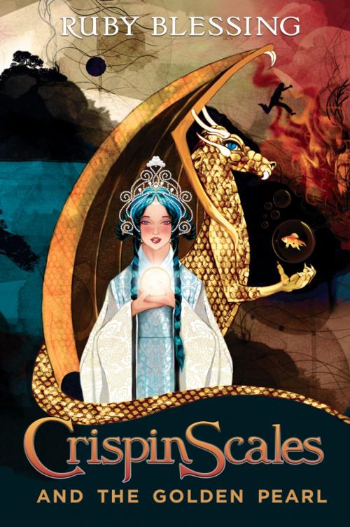 Cover of the book Crispin Scales and the Golden Pearl by Ruby Blessing, Mighty Ink Publishing