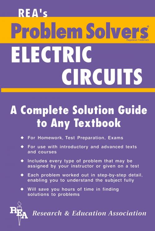 Cover of the book Electric Circuits Problem Solver by Editors of REA, Research & Education Association