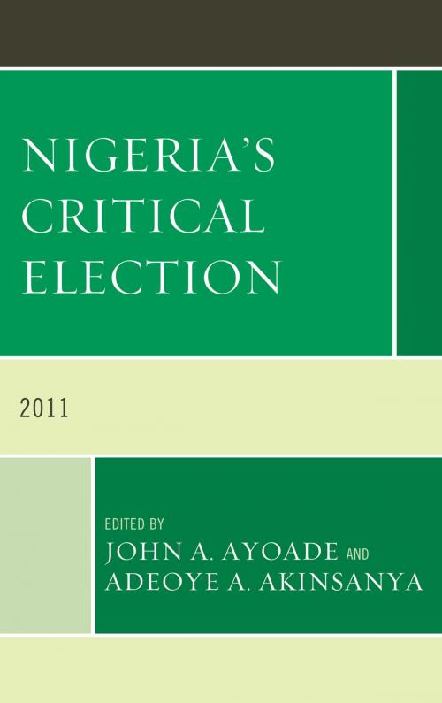 Cover of the book Nigeria's Critical Election by , Lexington Books