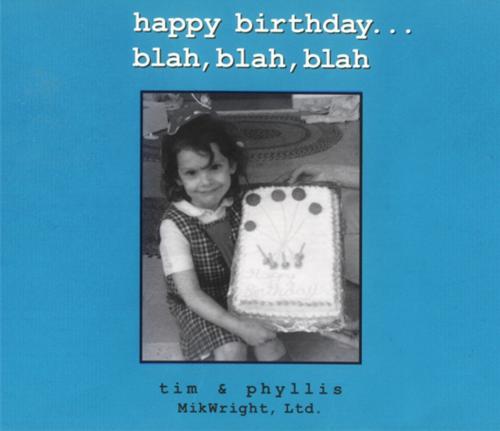 Cover of the book Happy Birthday . . . blah, blah, blah by Mikwright, Ltd., Andrews McMeel Publishing, LLC