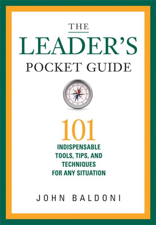Cover of the book The Leader's Pocket Guide by John Baldoni, AMACOM