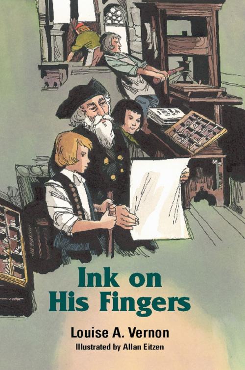 Cover of the book Ink On His Fingers by Louise A. Vernon, MennoMedia
