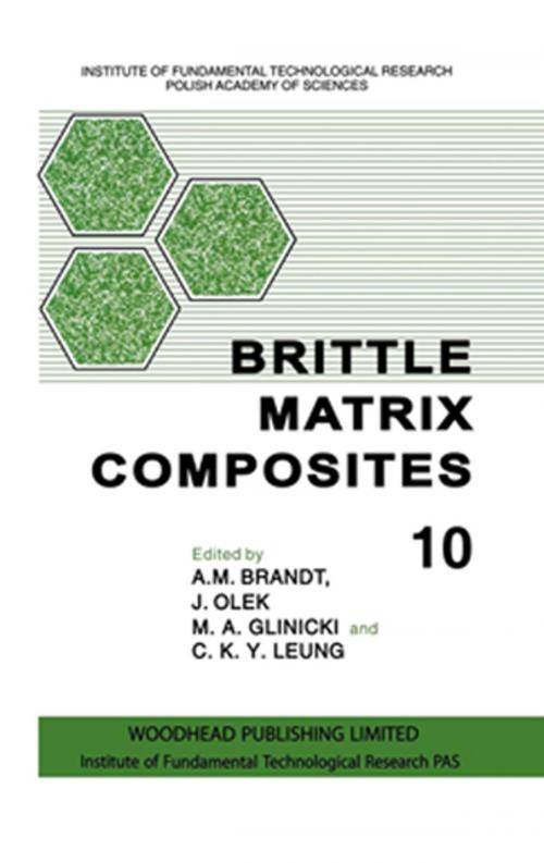 Cover of the book Brittle Matrix Composites 10 by , Elsevier Science