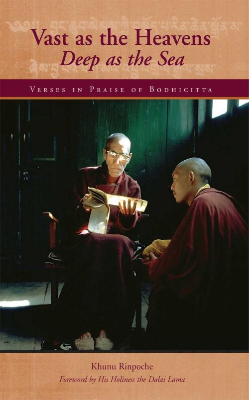 Cover of the book Vast as the Heavens, Deep as the Sea by Khunu Rinpoche, Wisdom Publications