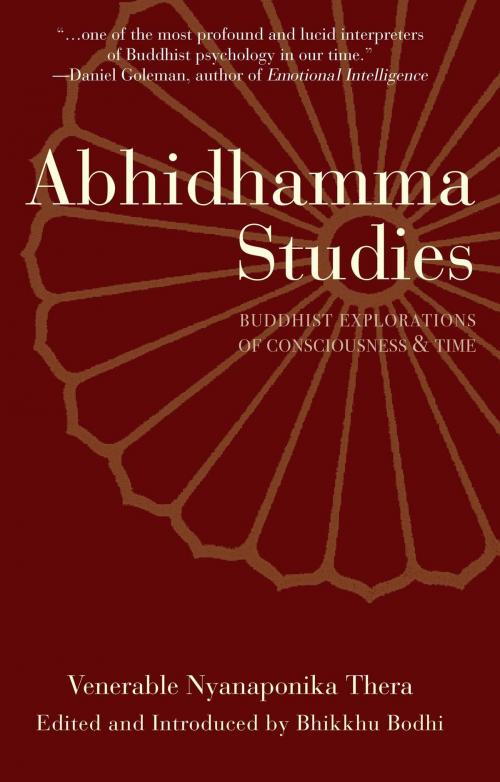 Cover of the book Abhidhamma Studies by Nyanaponika Thera, Wisdom Publications