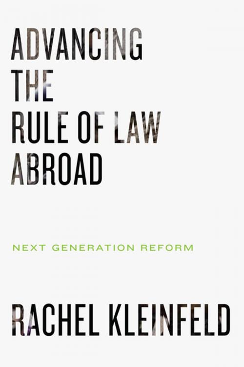 Cover of the book Advancing the Rule of Law Abroad by Rachel Kleinfeld, Brookings Institution Press