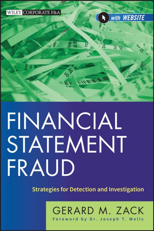 Cover of the book Financial Statement Fraud by Gerard M. Zack, Wiley