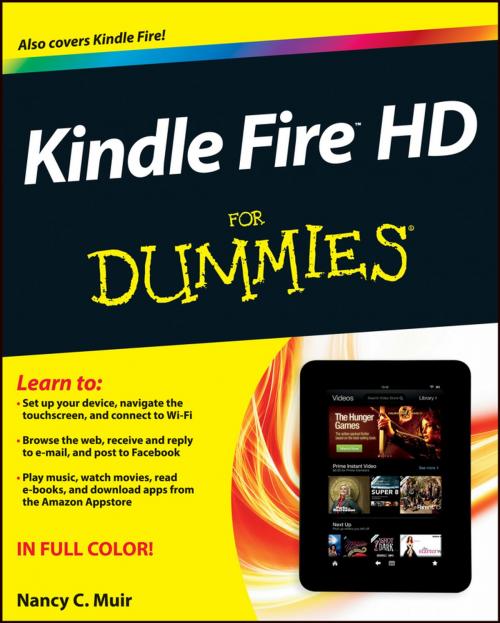 Cover of the book Kindle Fire HD For Dummies by Nancy C. Muir, Wiley