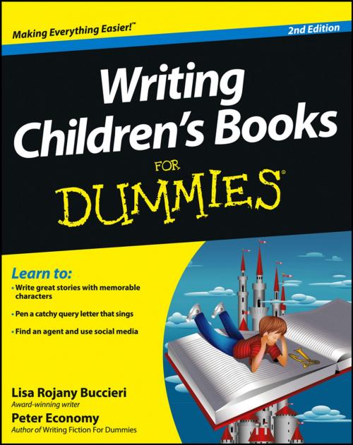 Cover of the book Writing Children's Books For Dummies by Lisa Rojany Buccieri, Peter Economy, Wiley