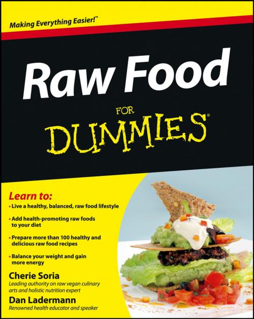 Cover of the book Raw Food For Dummies by Cherie Soria, Dan Ladermann, Wiley