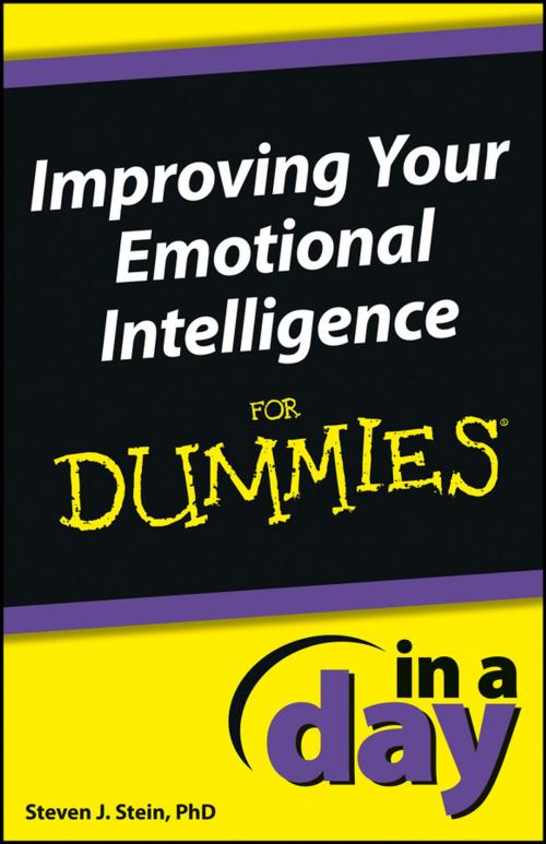 Cover of the book Improving Your Emotional Intelligence In a Day For Dummies by Steven J. Stein, Wiley