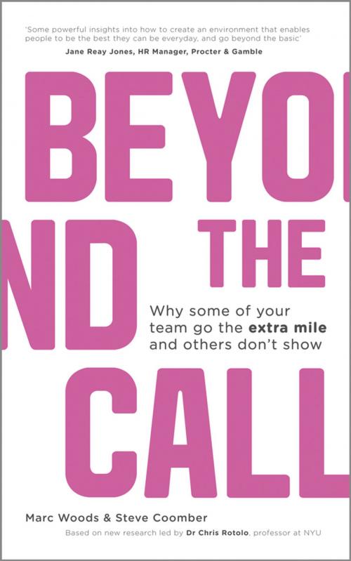 Cover of the book Beyond The Call by Marc Woods, Wiley