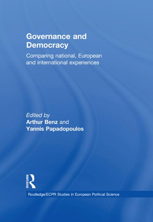 Cover of the book Governance and Democracy by , Taylor and Francis