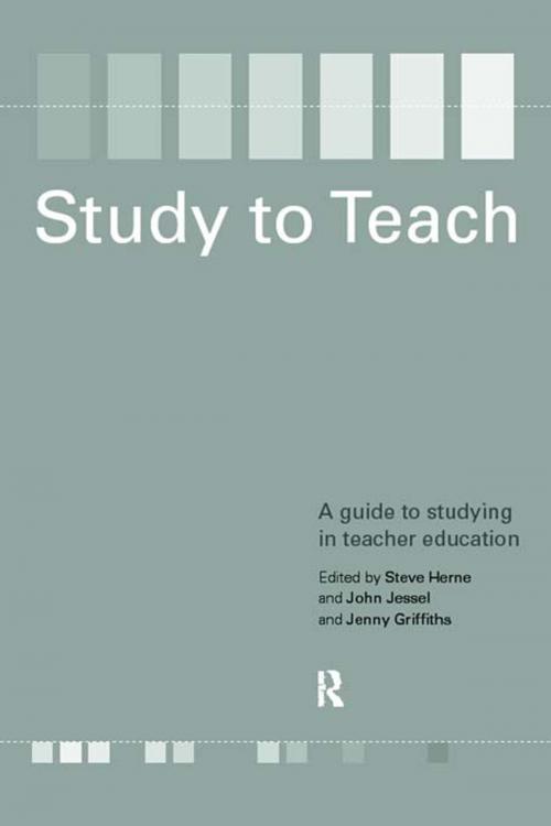 Cover of the book Study to Teach by , Taylor and Francis