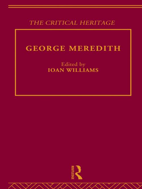 Cover of the book George Meredith by , Taylor and Francis