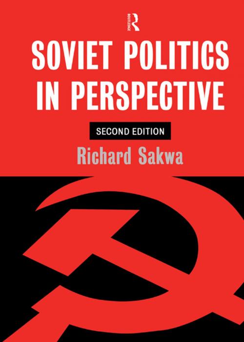 Cover of the book Soviet Politics by Richard Sakwa, Taylor and Francis