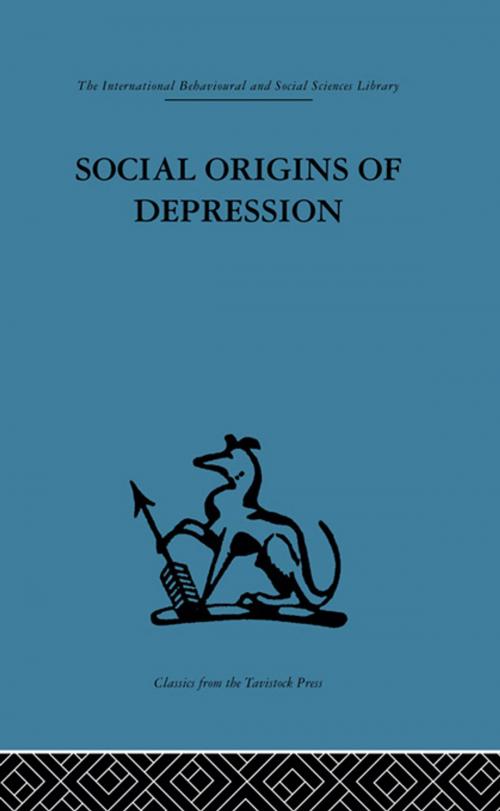 Cover of the book Social Origins of Depression by , Taylor and Francis