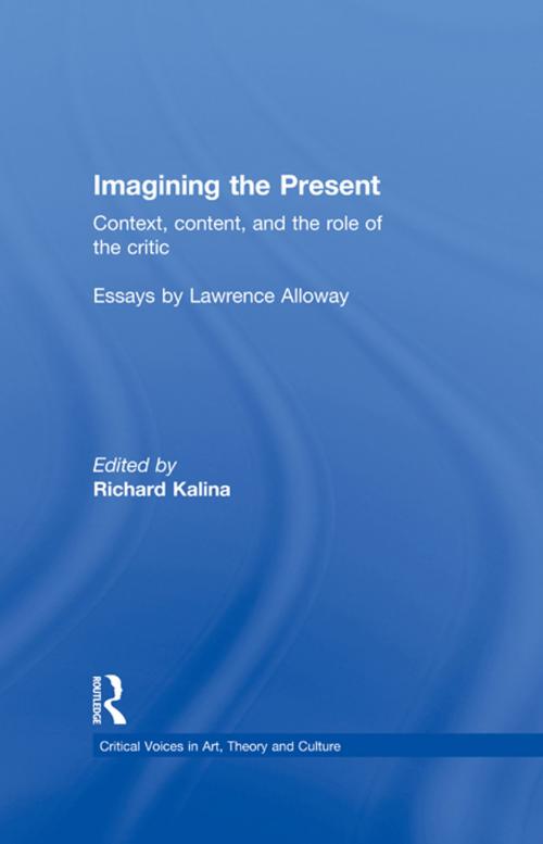 Cover of the book Imagining the Present by , Taylor and Francis