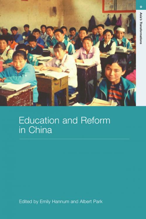 Cover of the book Education and Reform in China by , Taylor and Francis