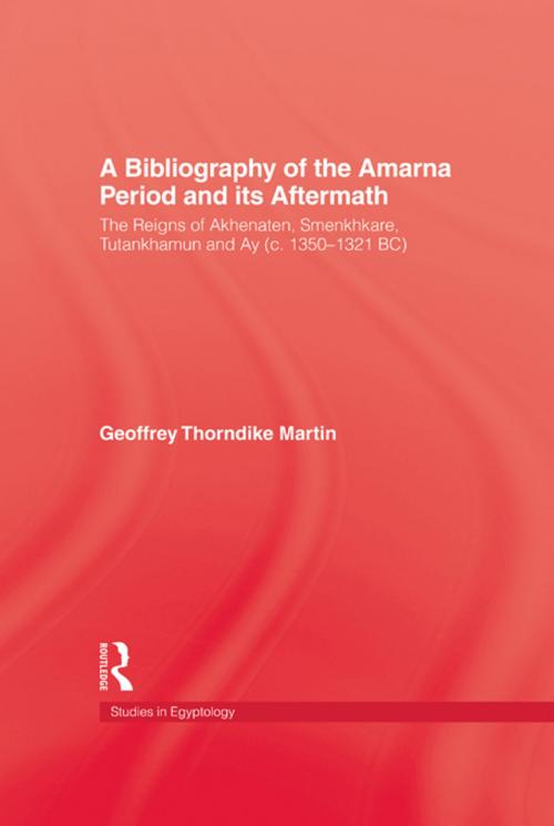 Cover of the book Bibliography Of The Amarna Perio by Martin, Taylor and Francis