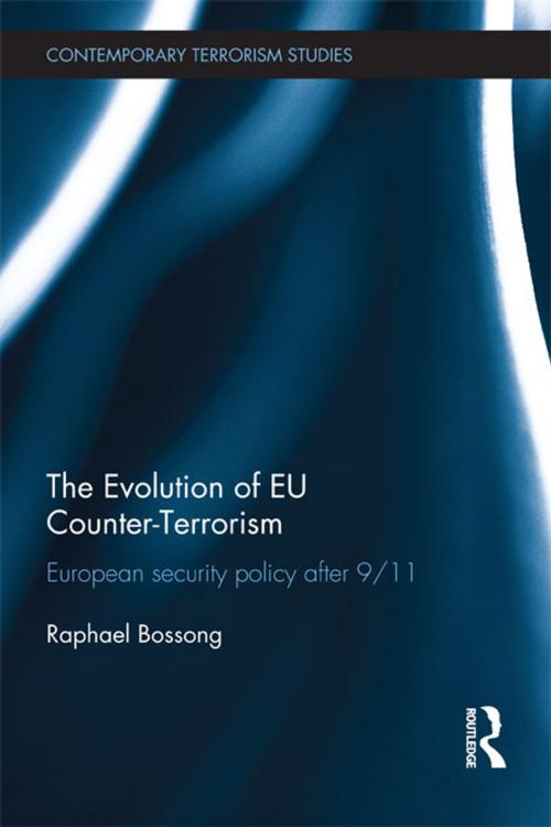 Cover of the book The Evolution of EU Counter-Terrorism by Raphael Bossong, Taylor and Francis