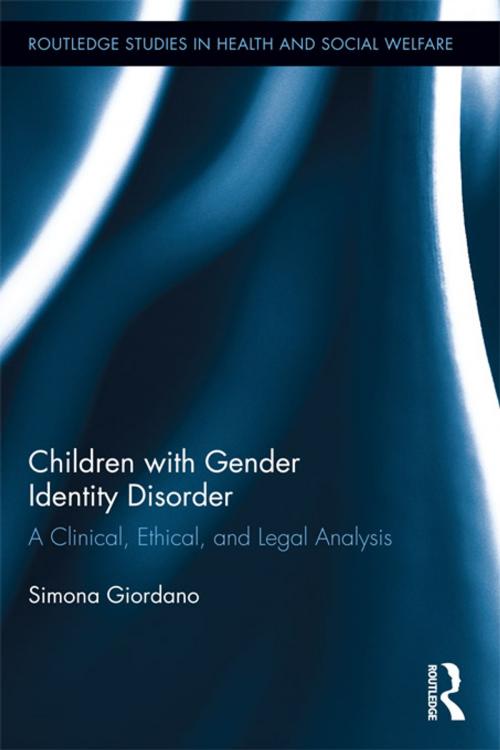 Cover of the book Children with Gender Identity Disorder by Simona Giordano, Taylor and Francis