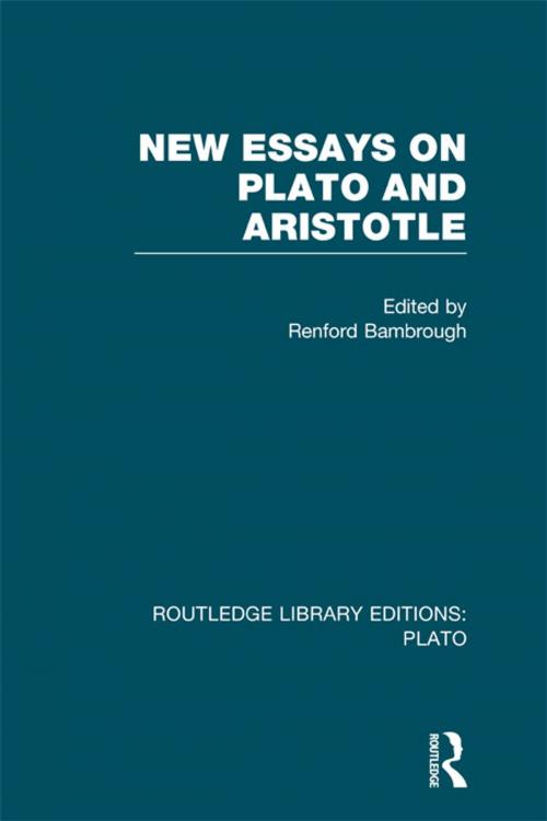 Cover of the book New Essays on Plato and Aristotle (RLE: Plato) by , Taylor and Francis
