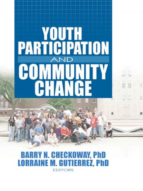 Cover of the book Youth Participation and Community Change by Barry Checkoway, Taylor and Francis